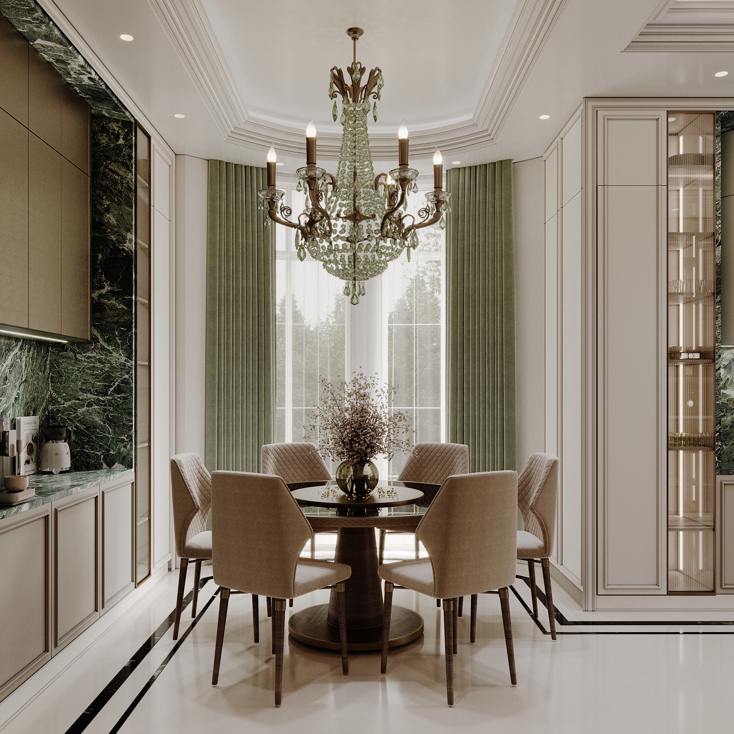 Luxury Neoclassic Kitchen-11