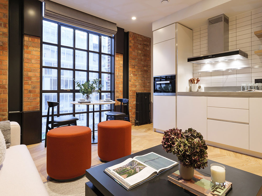 伦敦电池电站改造的时尚公寓设计-13
