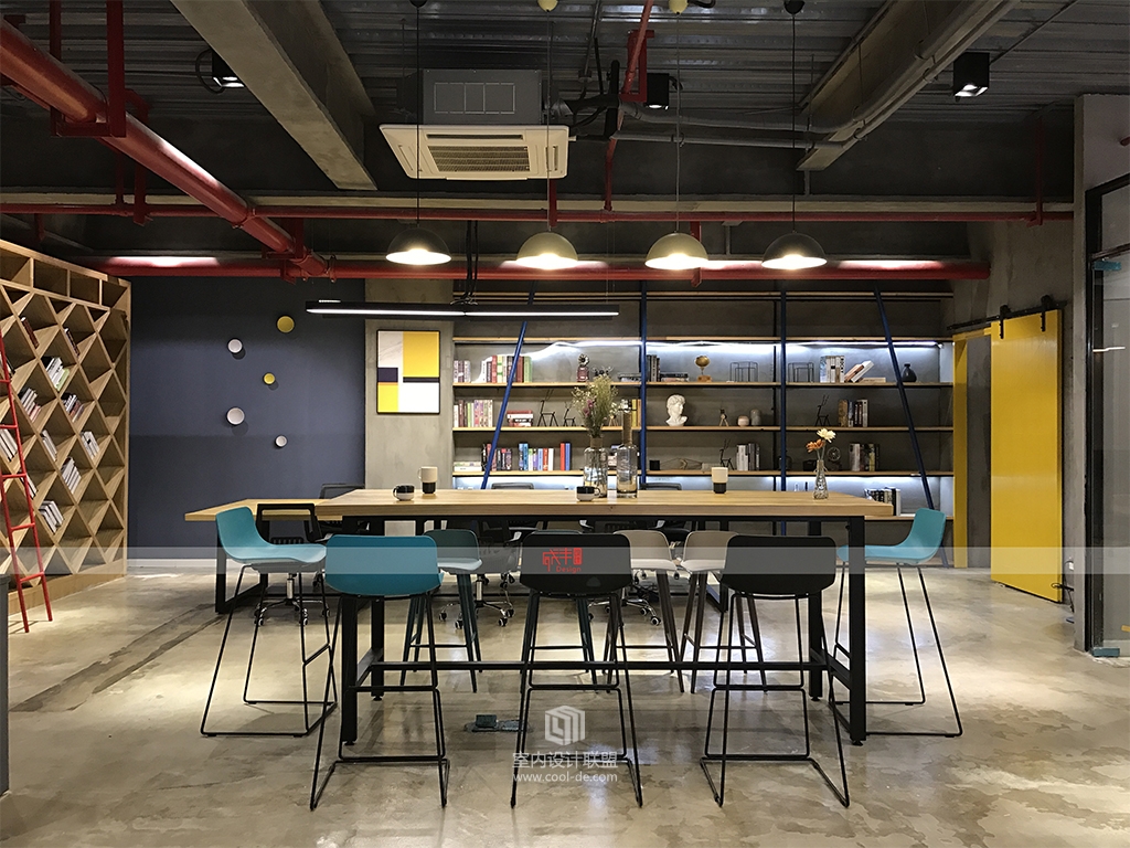 咸丰设计×杭州下沙工作室办公空间-6