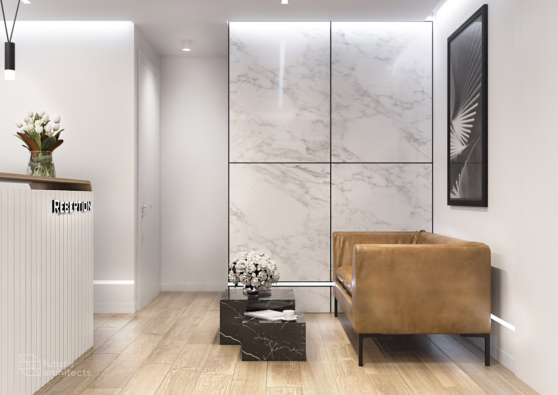 未来主义建筑师事务所设计的办公室-2