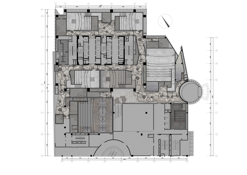 深圳雅宝CCP星河寰宇影城——六边形灰色古铜奢华空间-2