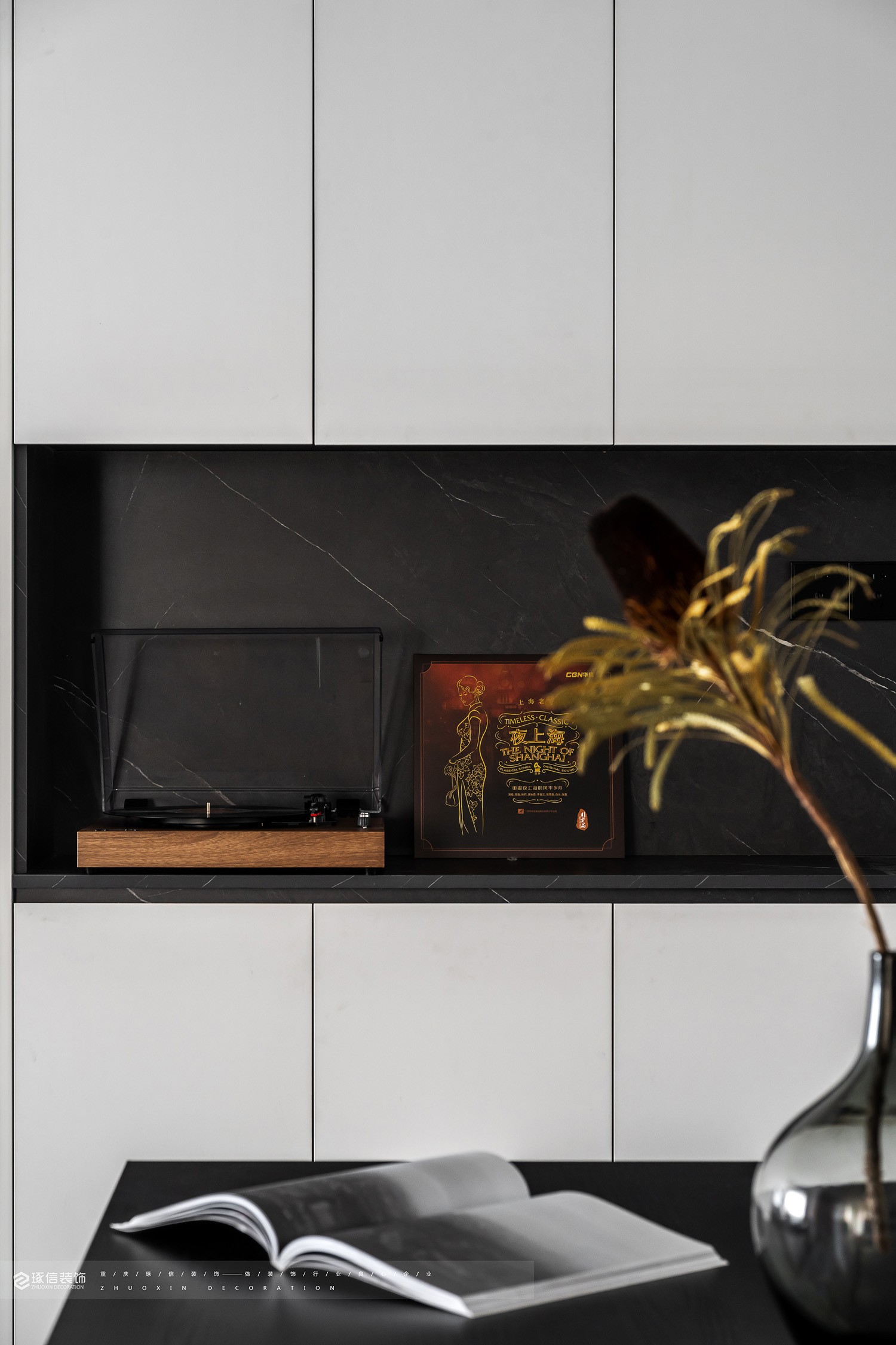 87 平经典红黑现代家丨中国平顶山丨琢信装饰-14