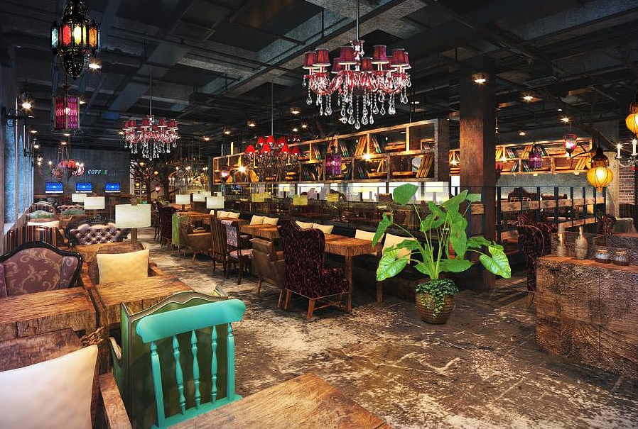 【美好时光咖啡】—武汉专业咖啡厅设计宜昌专业咖啡厅设计襄阳专业咖啡厅设计-4