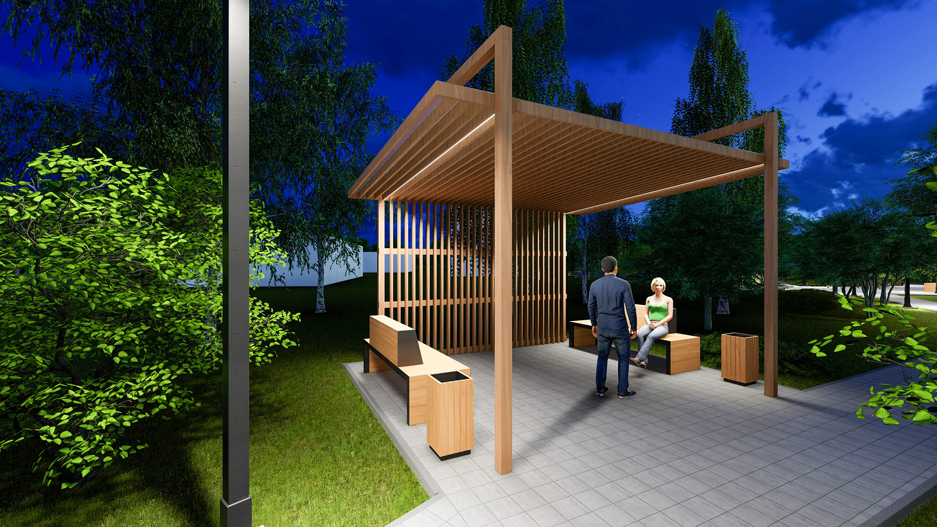 花园·广场（注：Сквер常见释义为广场、小公园、街心花园 ，结合语境Garden ，这里取广场较合适，但可能因具体场景不同而有所差异） 丨俄罗斯-3