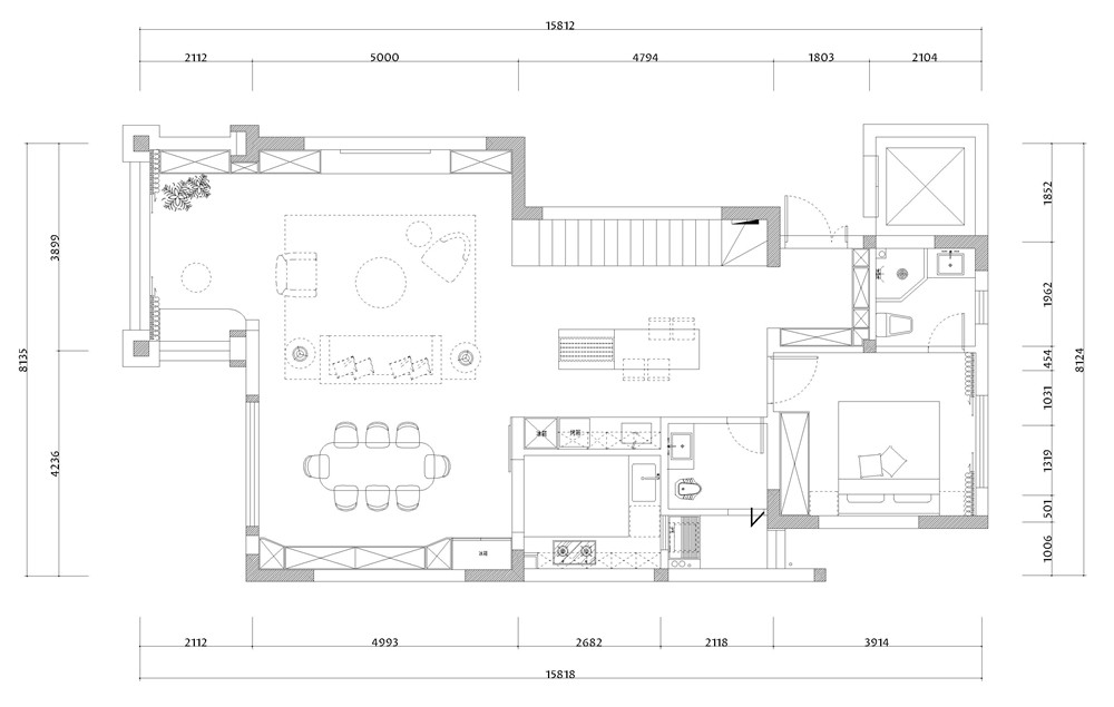 轻奢+法式混搭私宅丨中国重庆丨重庆俏业家装饰-15