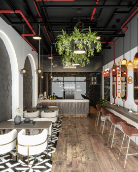 Chunk Burger / Interior Design