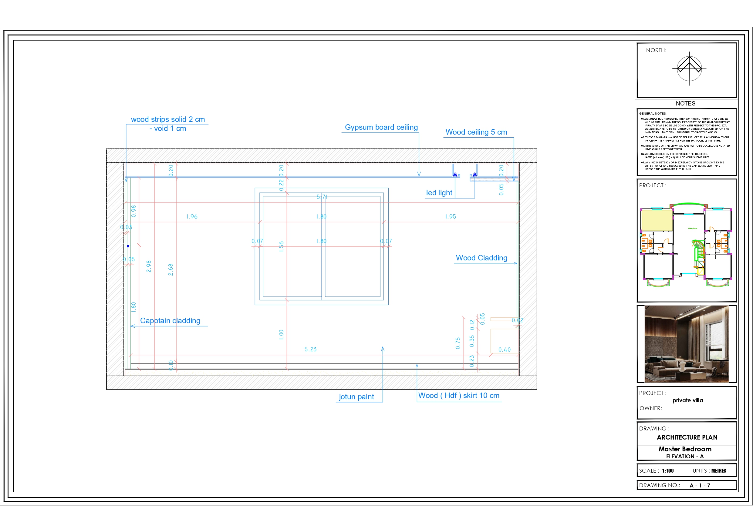 Shop drawings for Bedroom-2