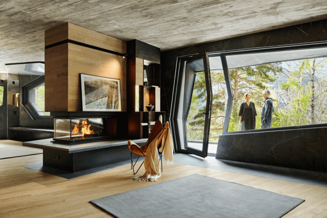 让·努维尔新作|岩石与森林之诗，22000块石材拼贴的豪宅-65