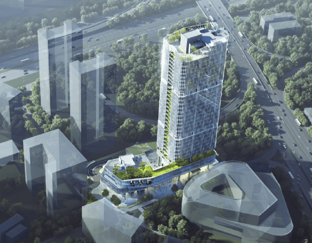 寰侨商务大厦招商中心办公样板间空中花园丨中国深圳丨诗意空间设计,矩阵纵横设计-1