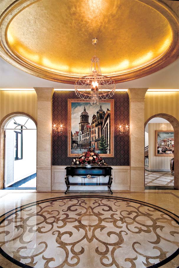 珠江流溪御景花园b b型别墅示范单位 奢华装饰主义风格（修）-0