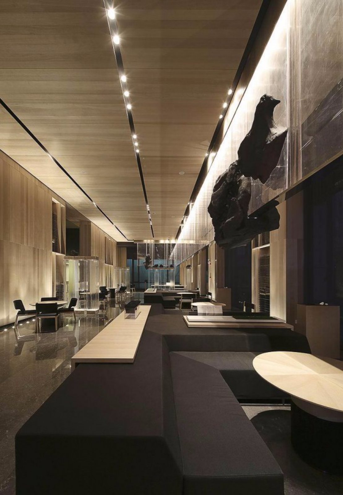 浮石售楼部 东仓设计打造现代商业空间-2