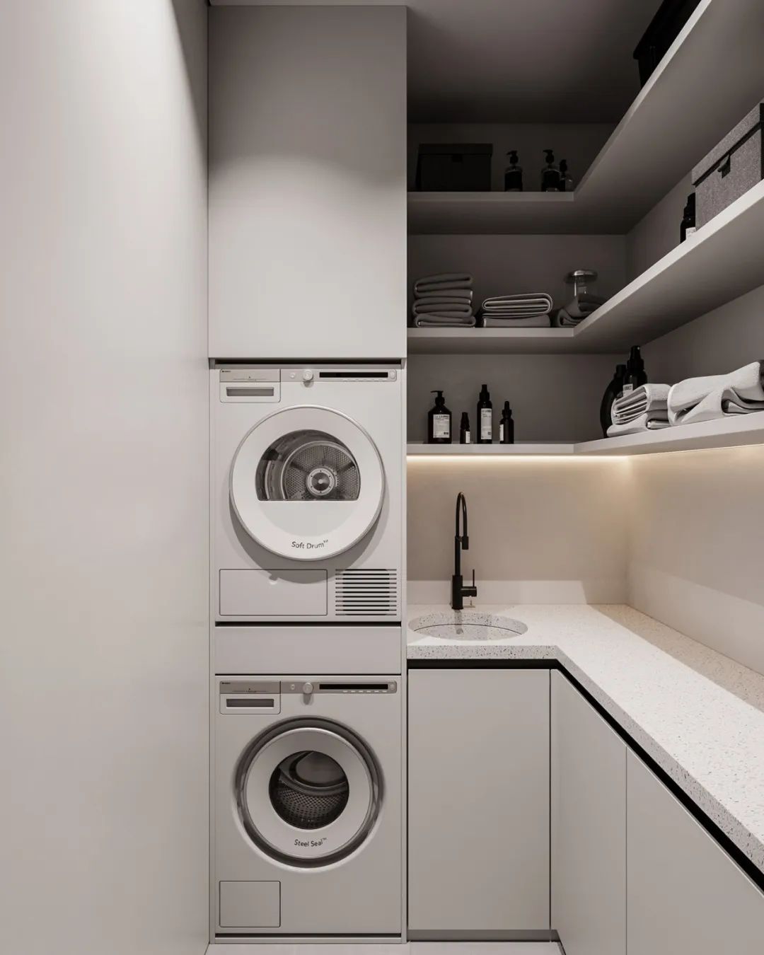 简约温馨的极致空间丨Anna Kireeva-66