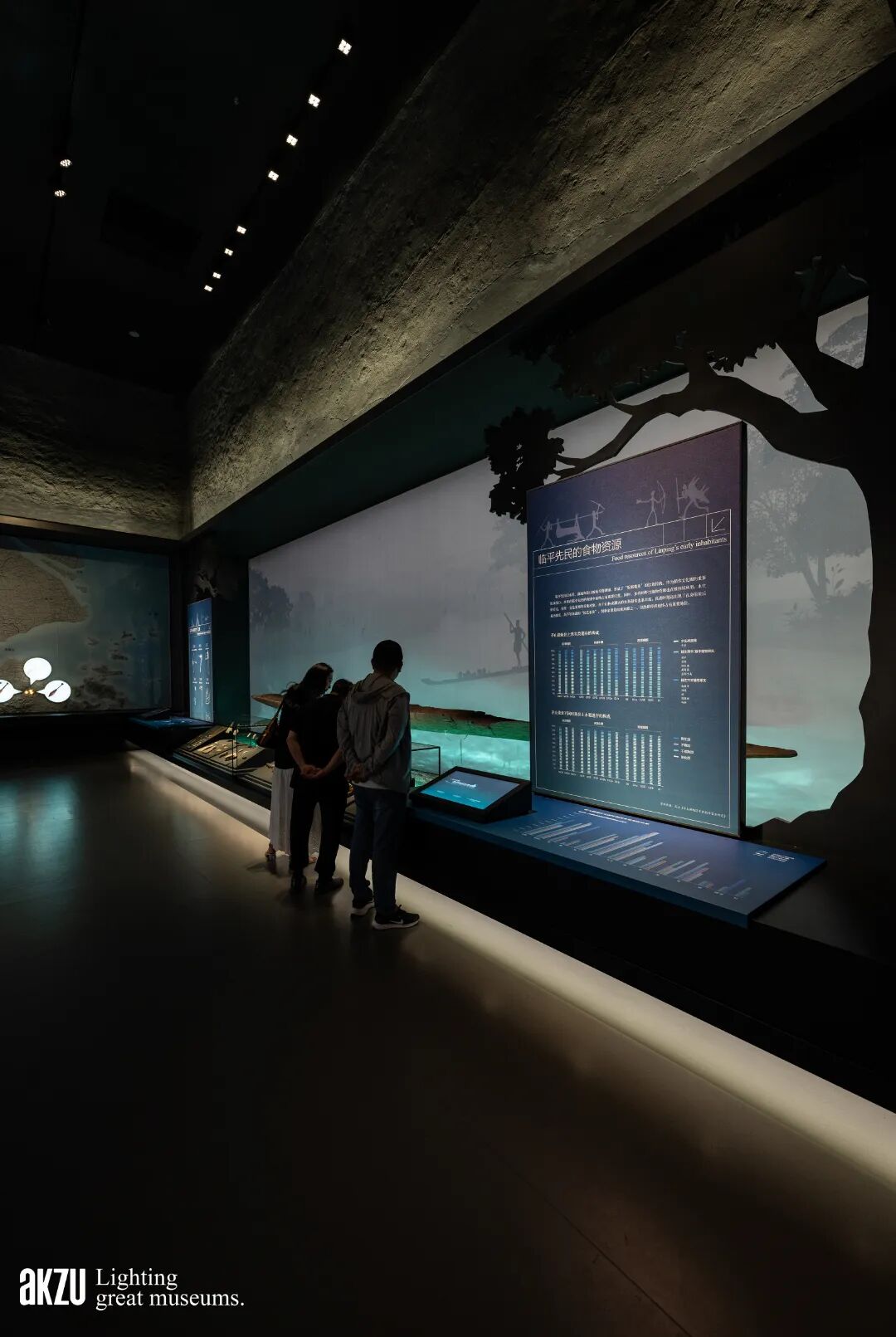 玉架山考古博物馆基本陈列|埃克苏博物馆照明项目-47
