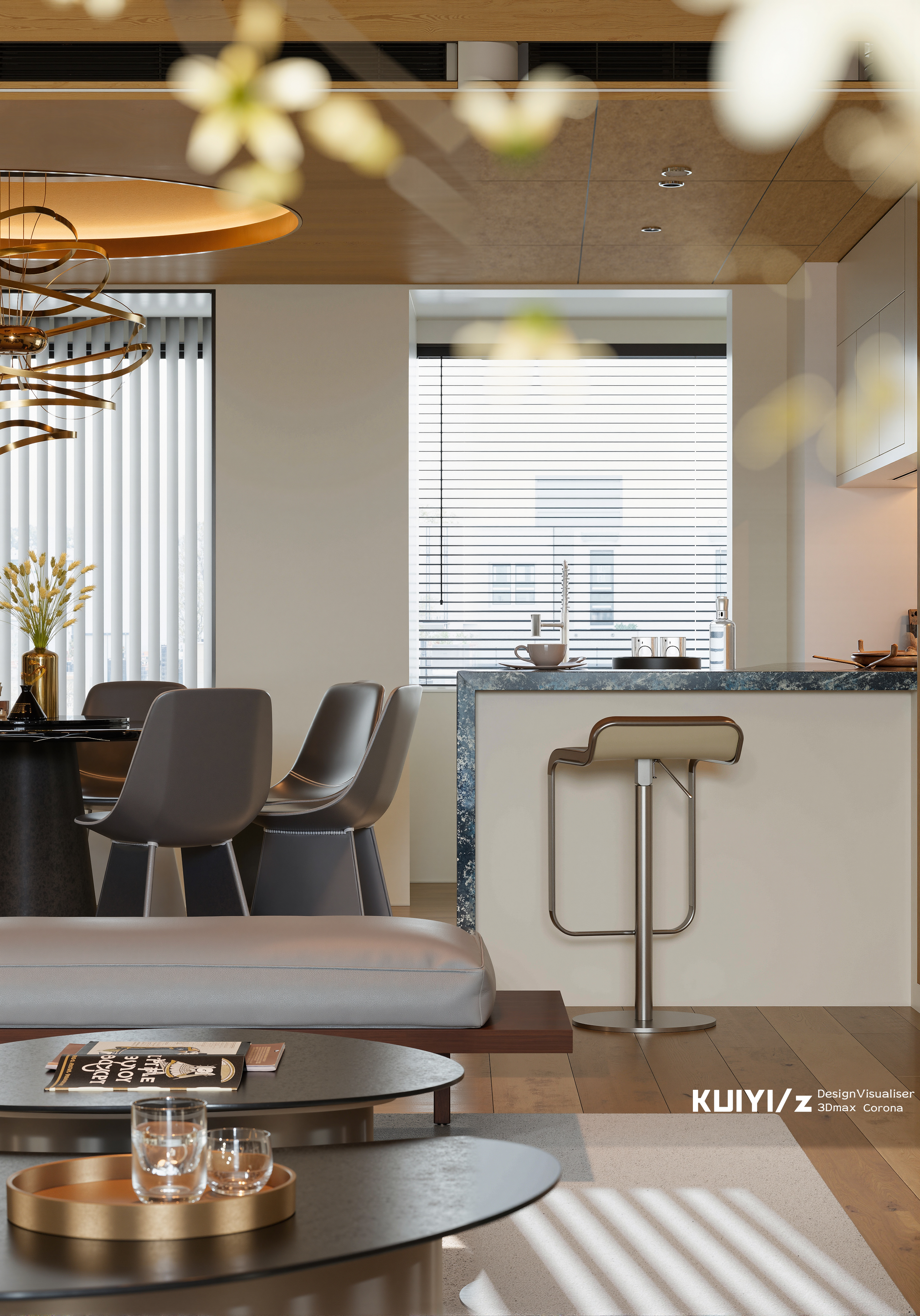 写实现代客厅分享-5