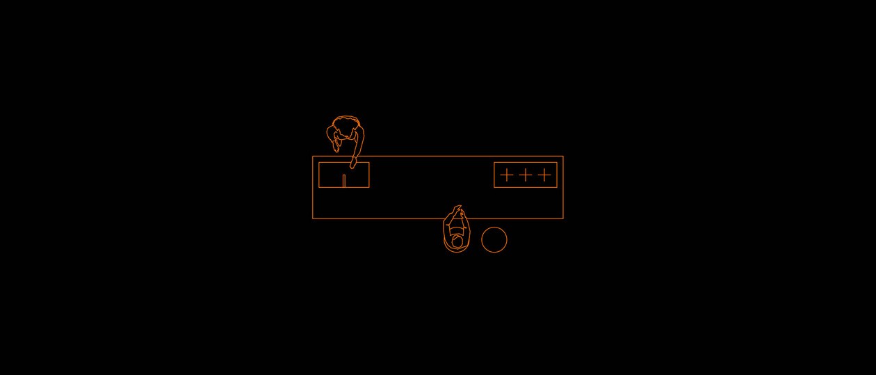 148㎡高级黑+橙色 见证激情的力量，打造经典时尚-5