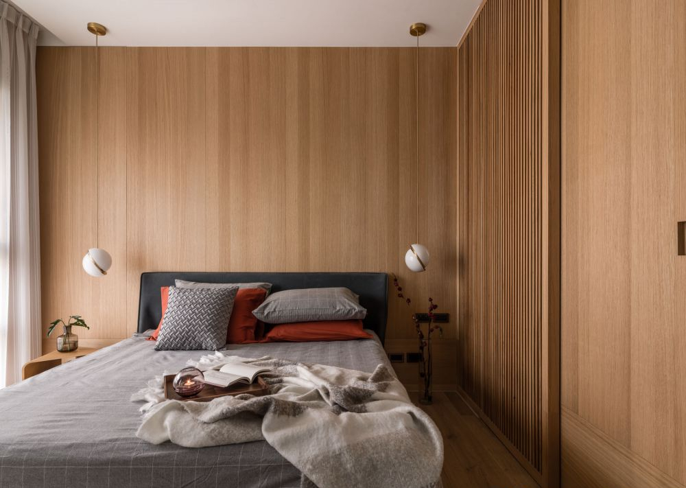 卧室背景墙设计丨中国唐山丨业之峰-3