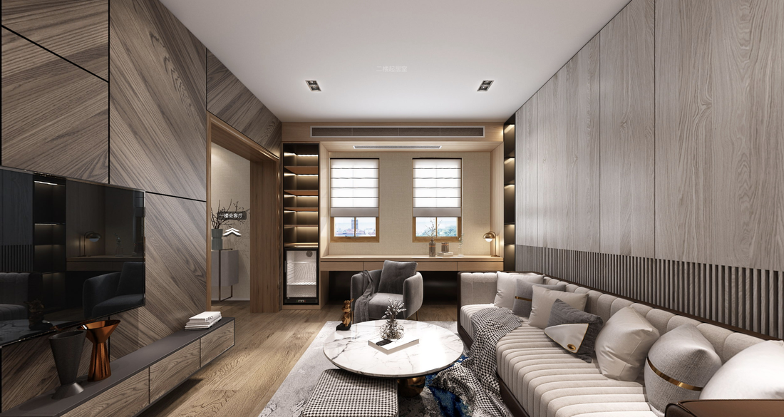 
绿城玫瑰园-新中式风 -7