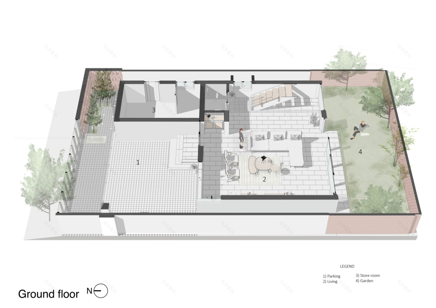 大小屋丨印度班加罗尔丨Kamat & Rozario Architecture-15