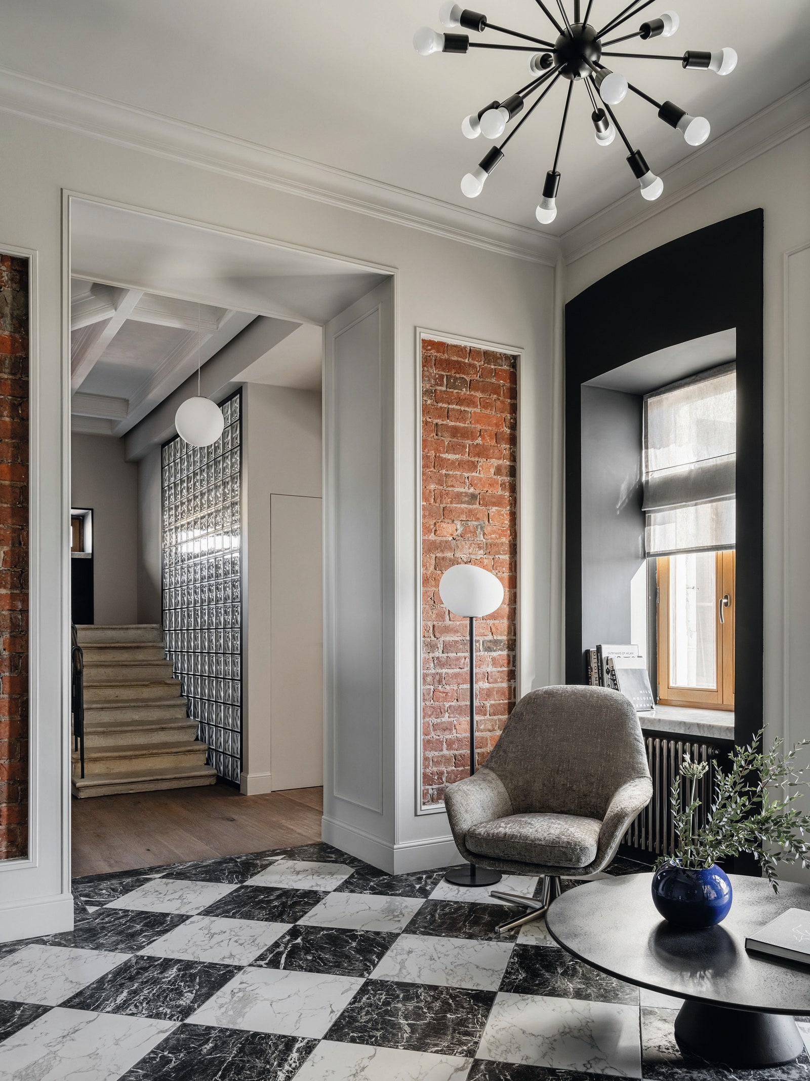 莫斯科市中心鲍里斯·乌博列维奇  博罗夫斯基设计的阁楼丨俄罗斯莫斯科丨鲍里斯·乌博列维奇  博罗夫斯基及其团队-5