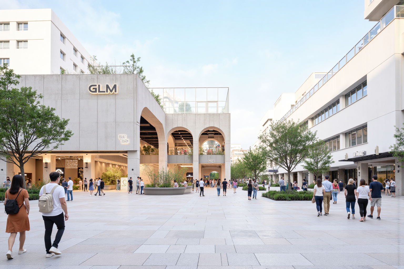 AI创意设计141-现代景观商业街区-0