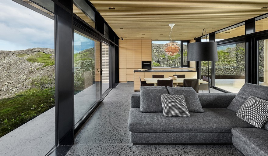 冰岛混凝土与木材夏日别墅,融入壮丽景色的设计-15