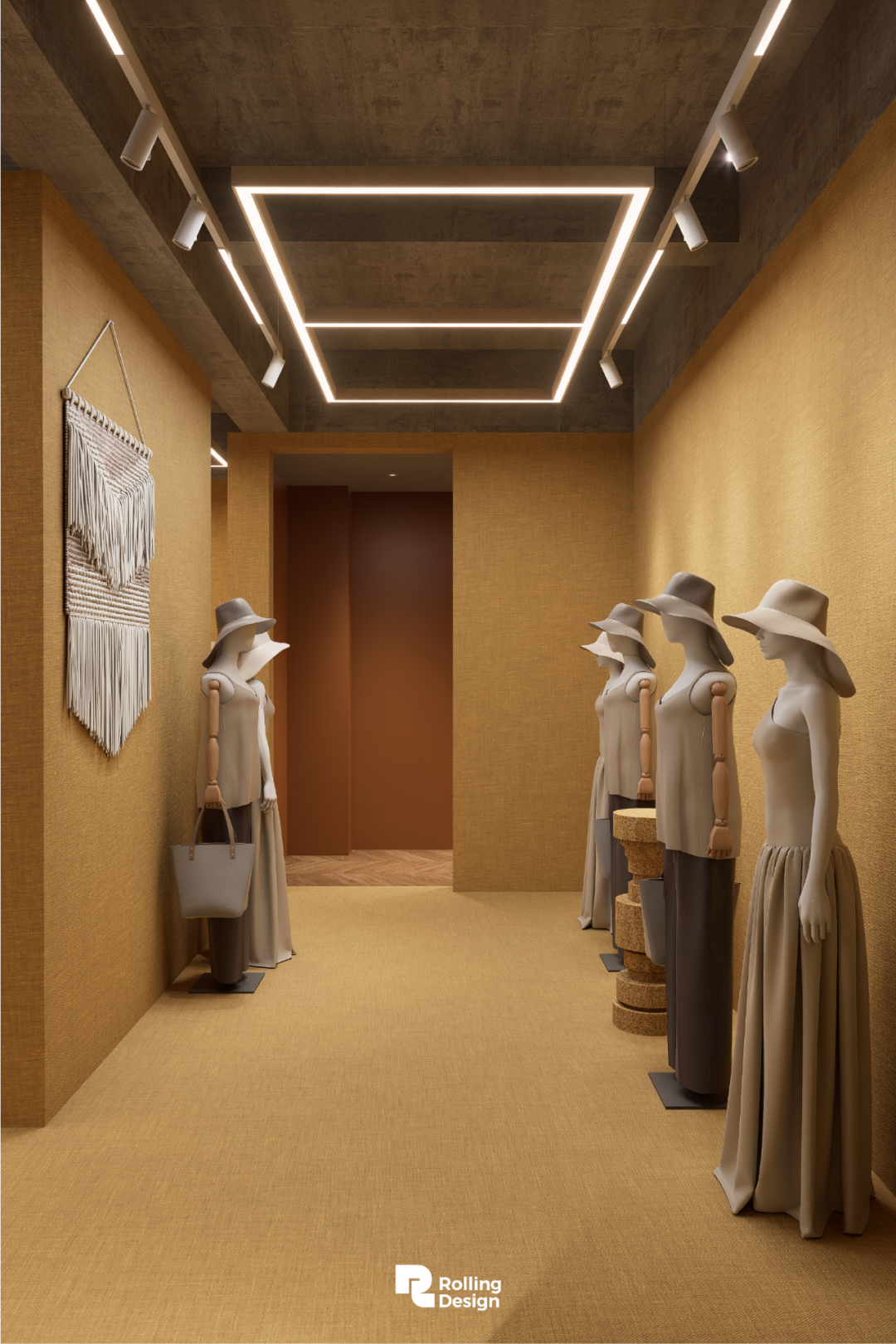 现代框架下的复古切片|6800㎡女装总部办公楼-49