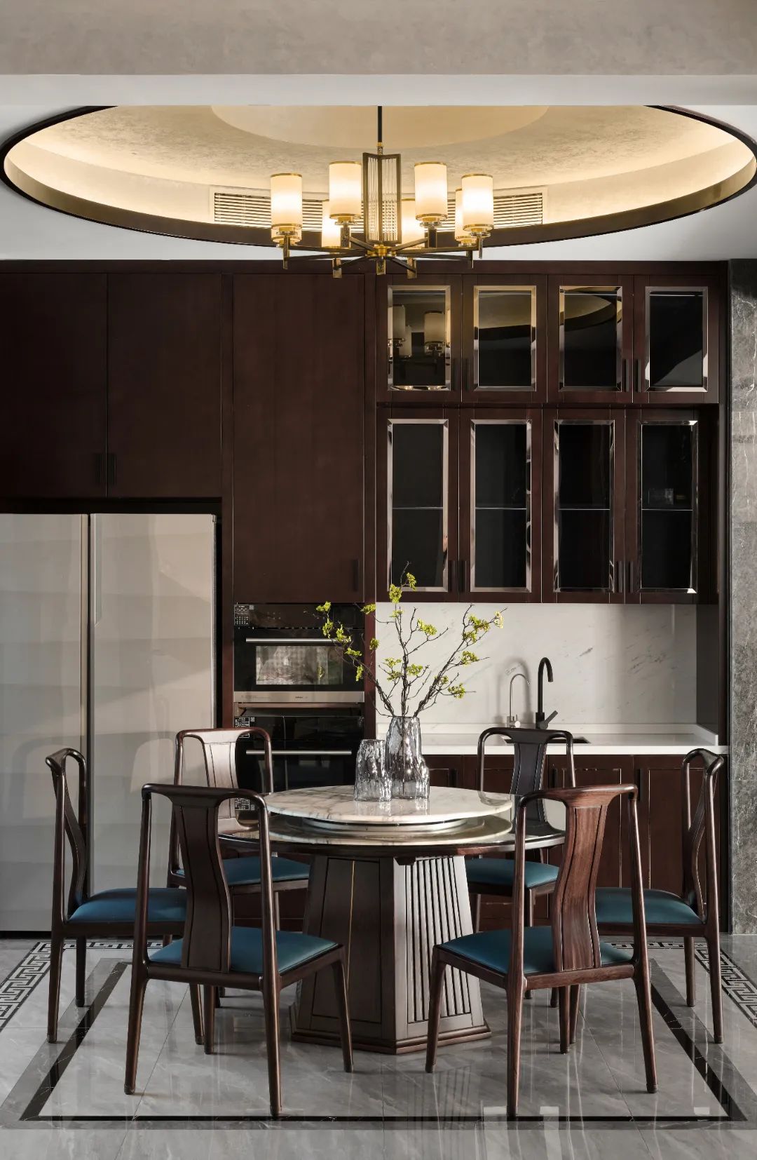 汊河别墅新潮东方 中式风格丨中国滁州丨山舍设计-24