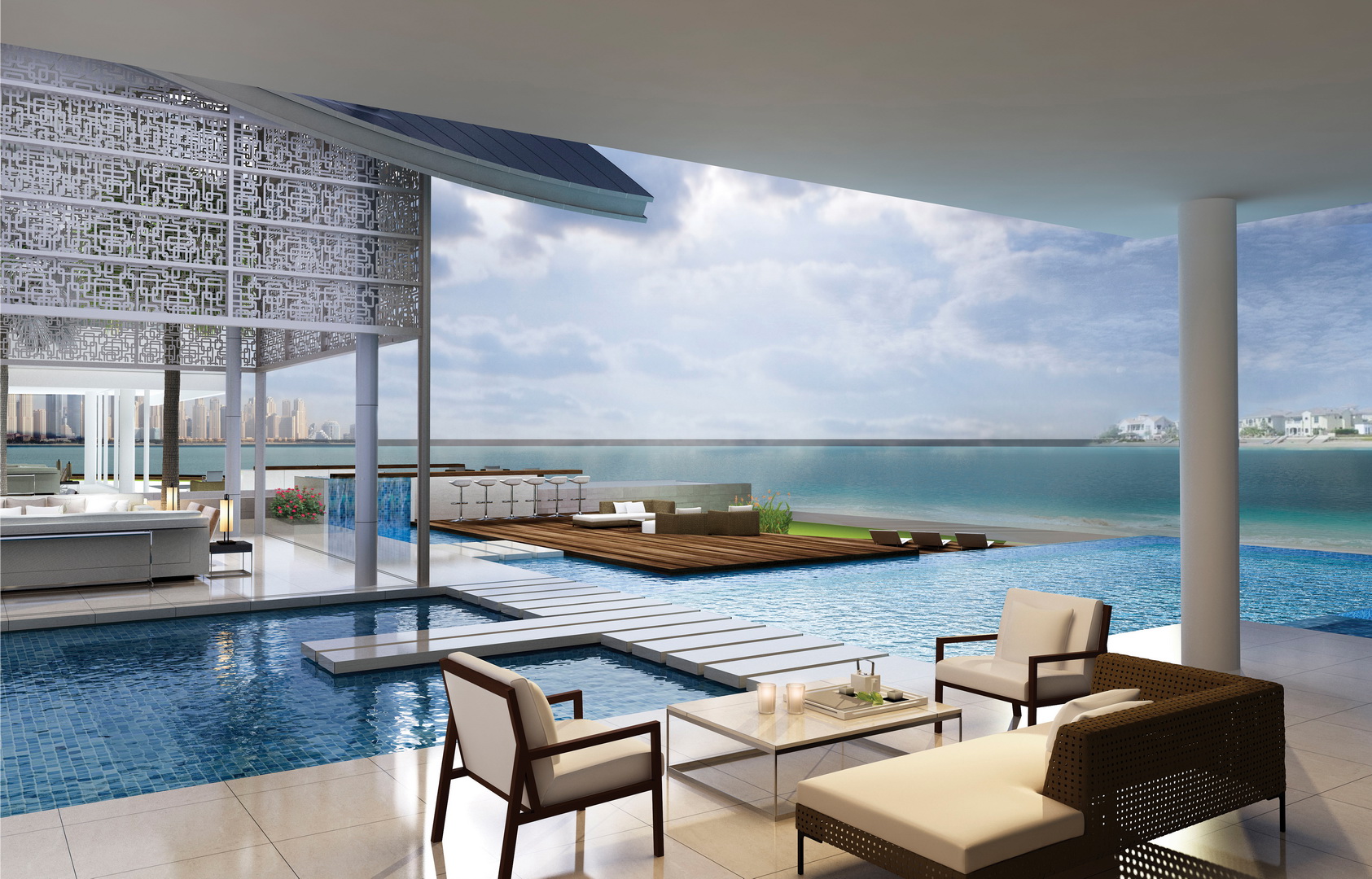 迪拜棕榈朱美拉社区别墅设计-9