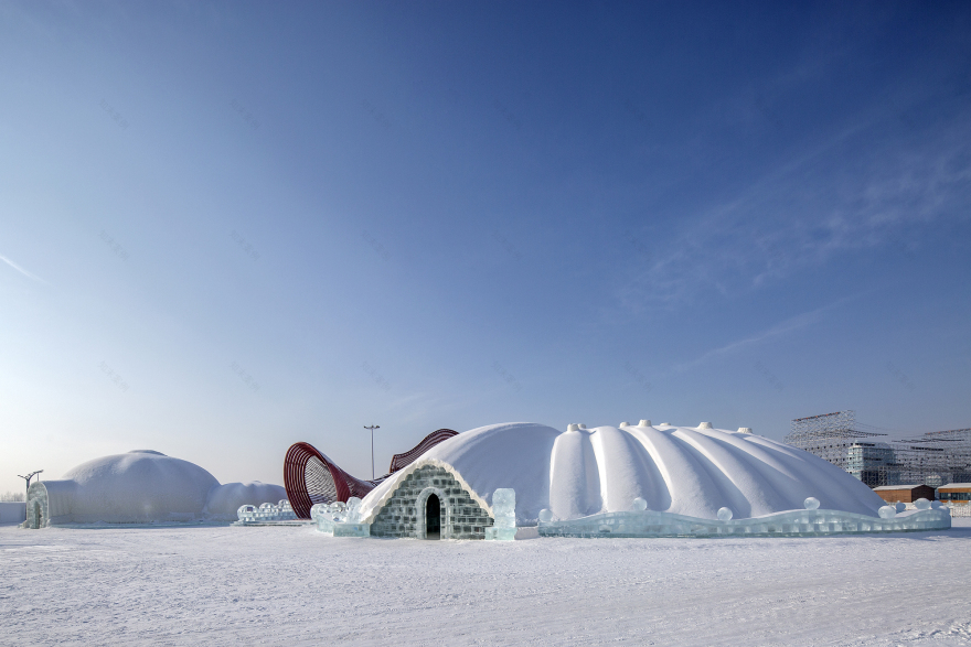 Ice Restaurant, The 21st ICE& SNOW WORLD / International Ice Snow Architecture Innovation Research Center + Architecture School, Harbin Institute of Technology-41