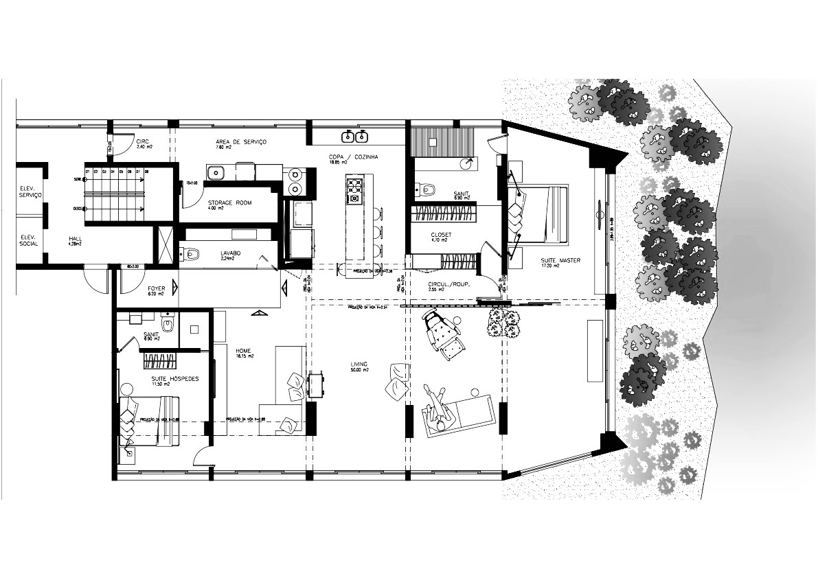 私人混凝土公寓丨巴西丨Paulo Melo e Paulo Andrade-36