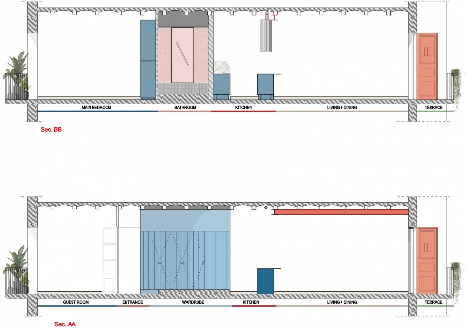 巴塞罗那 FONT 6 住宅改造-74