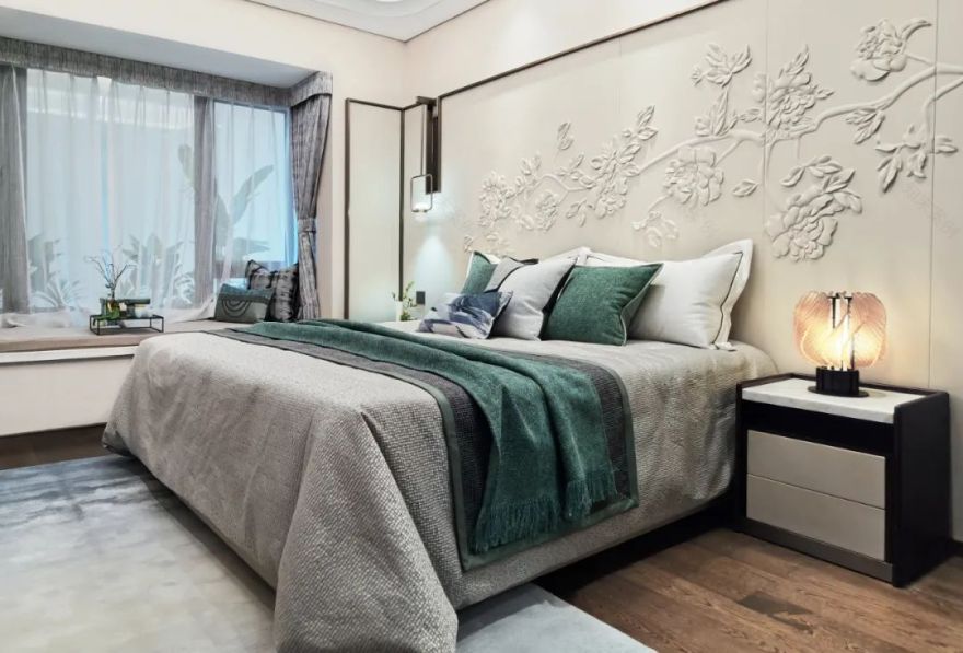 南宁邕宁玖珑湾样板间 | 现代中式美学空间-99