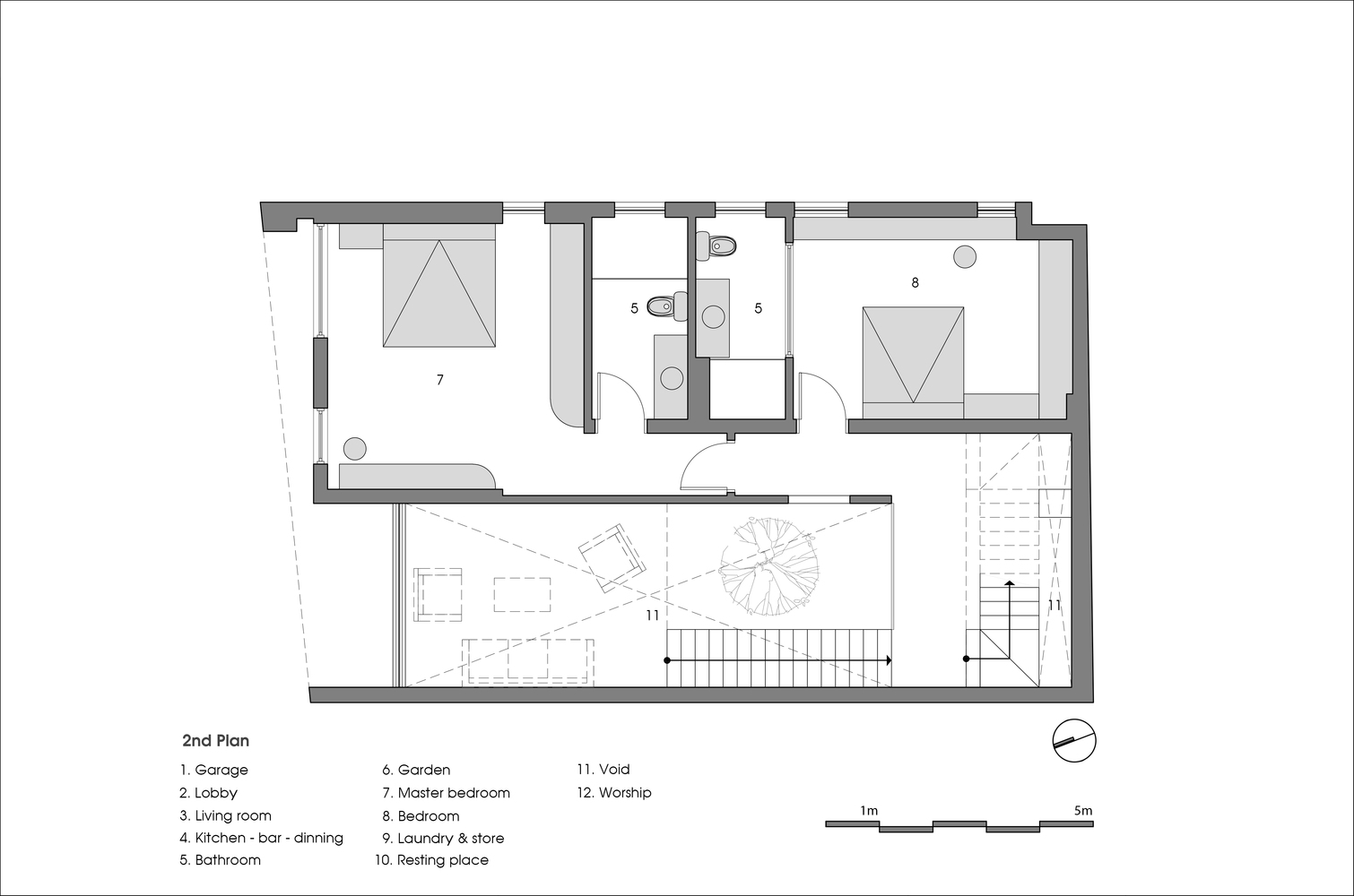 越南 V3 住宅——闹市中的宁静空间-40