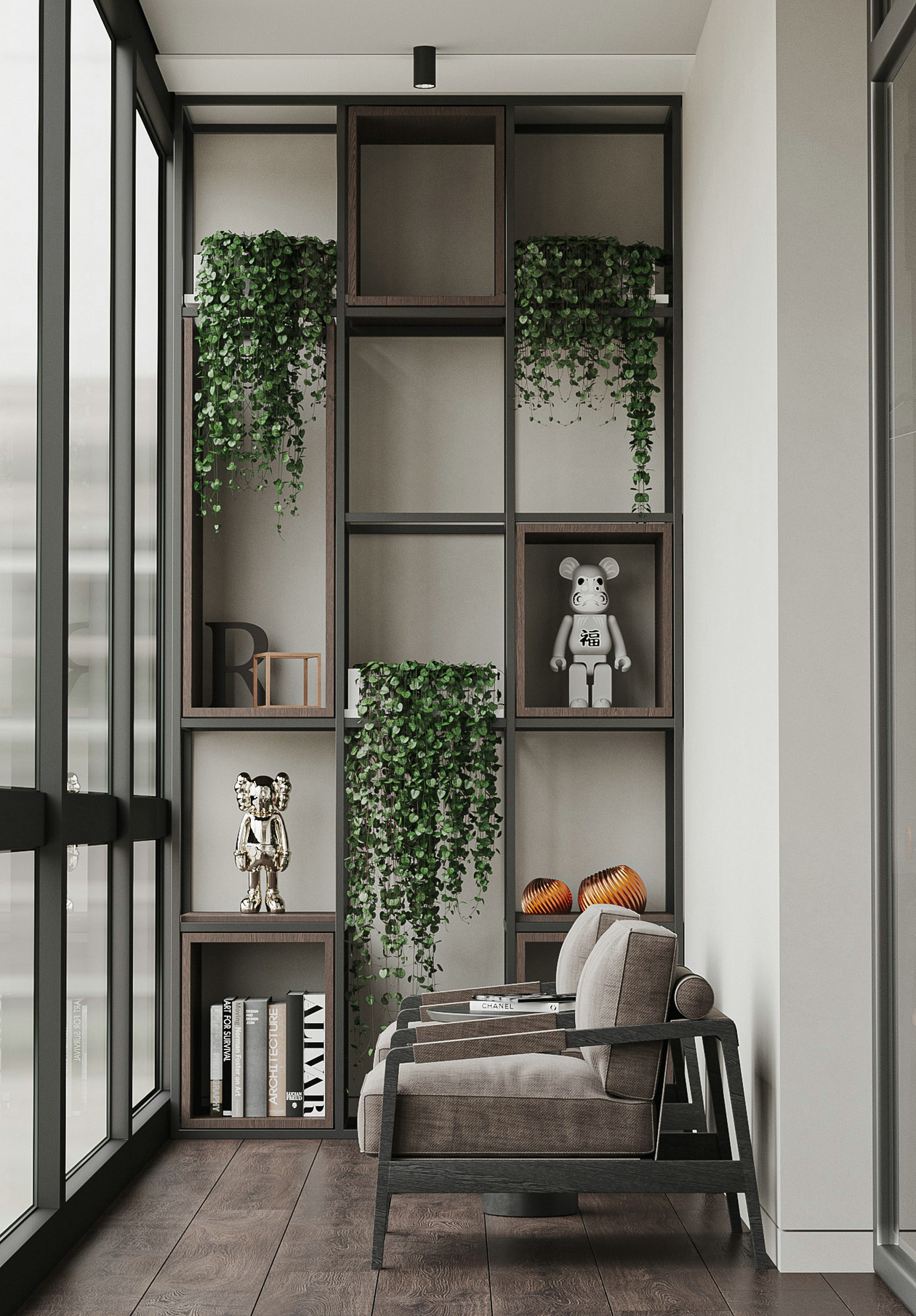 高级灰色系空间设计-12