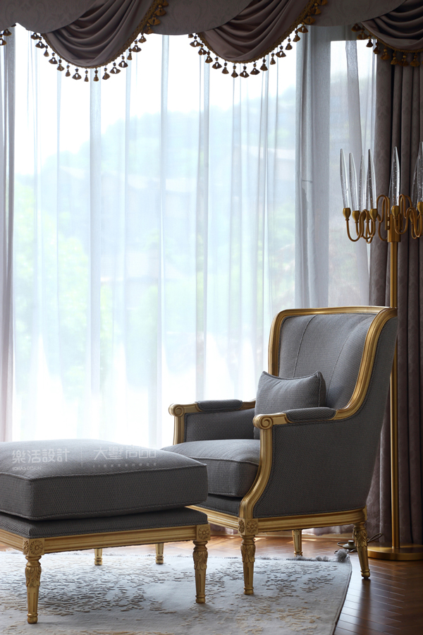 轻奢法式别墅设计丨中国德阳丨樂活設計-35