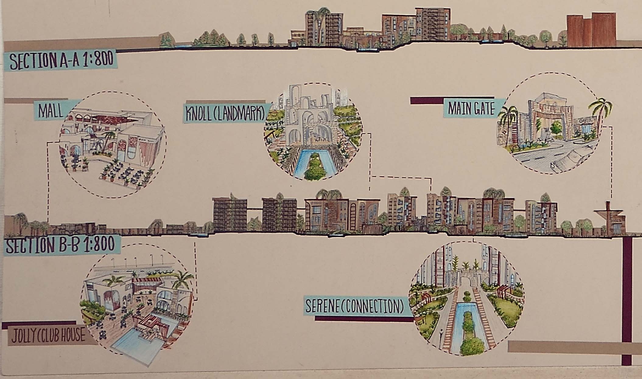 绿洲住宅小区丨3rd Year Architecture-3