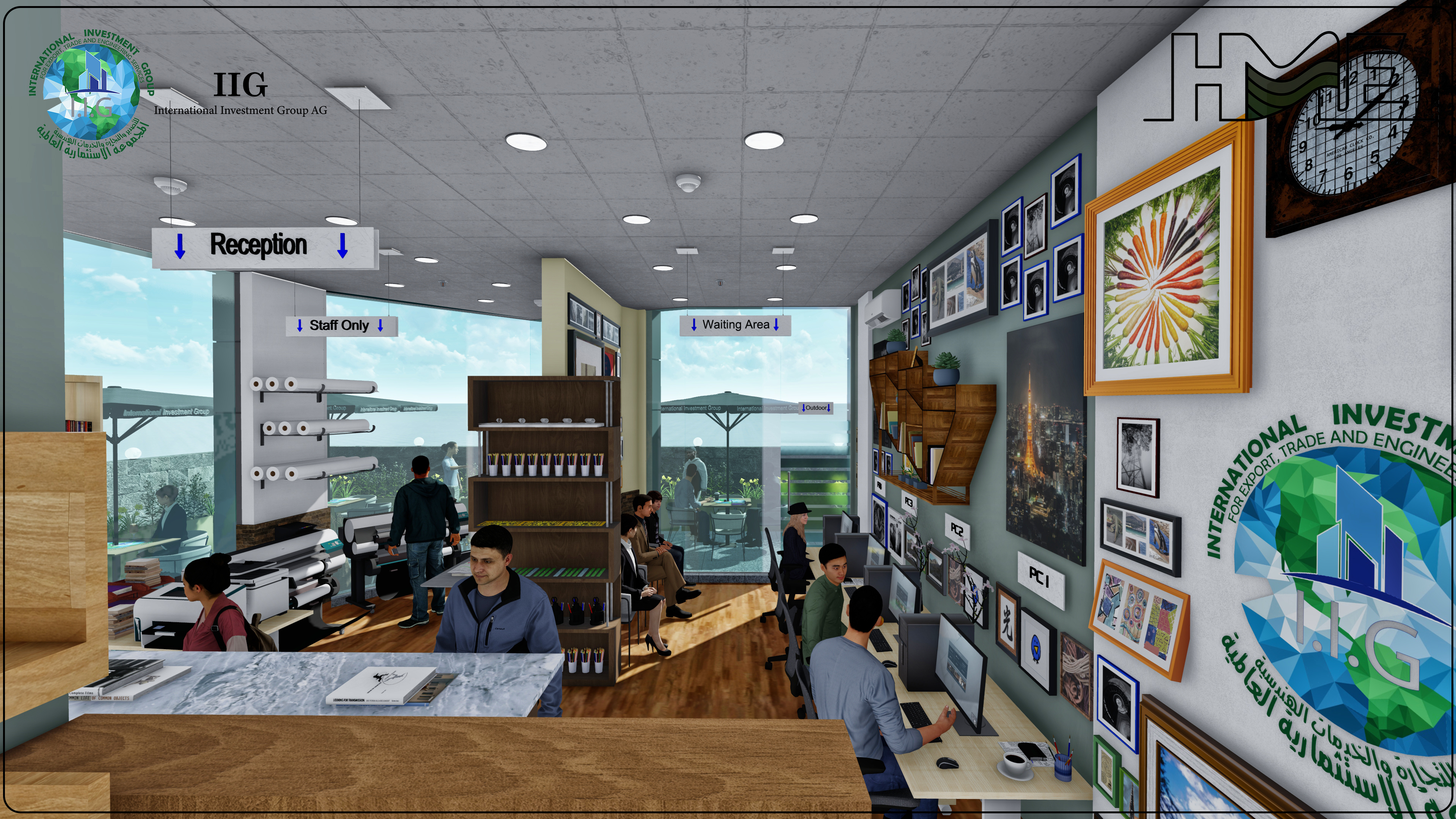Interior Design For Printing Hub-9