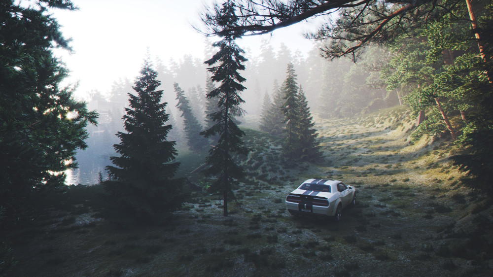 森林深处的素色设计空间-19