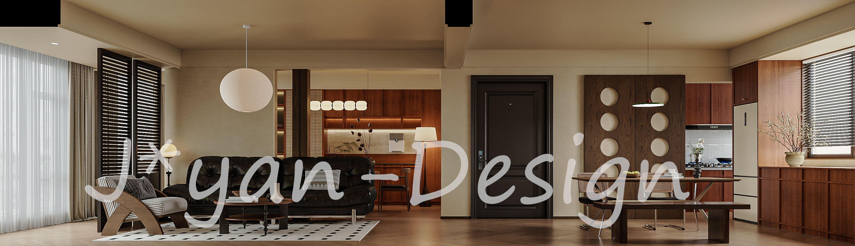 穿越时光的雅韵 —— 中古风家装效果图惊艳登场-6