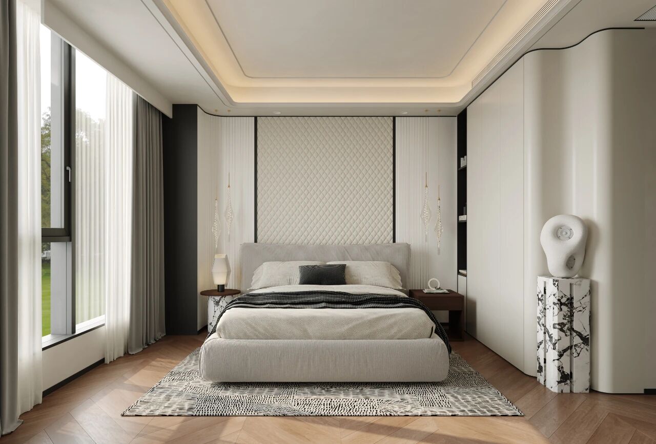 现代轻奢大平层丨中国武汉丨大思-52