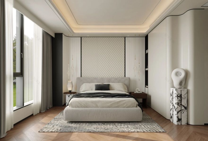 现代轻奢大平层丨中国武汉丨大思-52