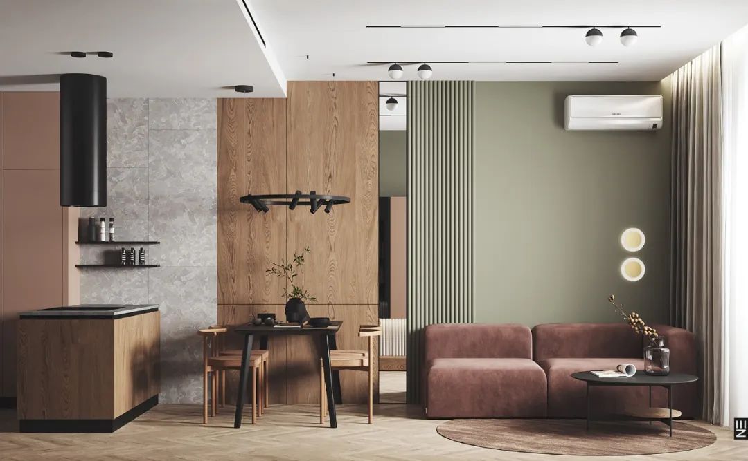 川谷堂 77㎡简约自然私宅丨Neapol Design-0