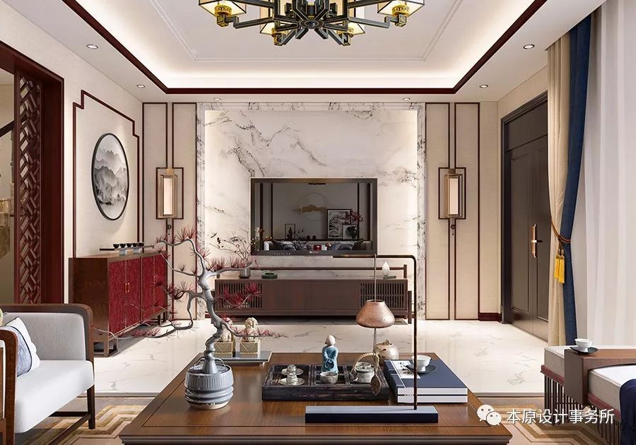 新中式韵意，本原设计事务所打造 240㎡诗意栖息空间-18