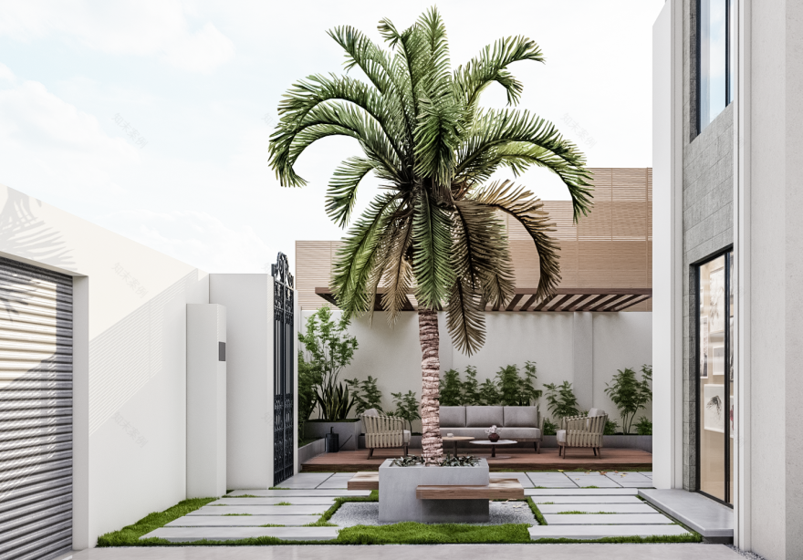 现代优雅 · 当代别墅外观和景观设计-5