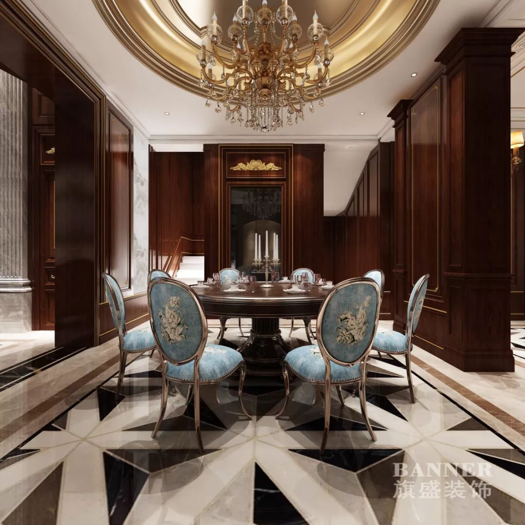 欧式古典奢华,打造永和坊联排别墅艺术空间-89