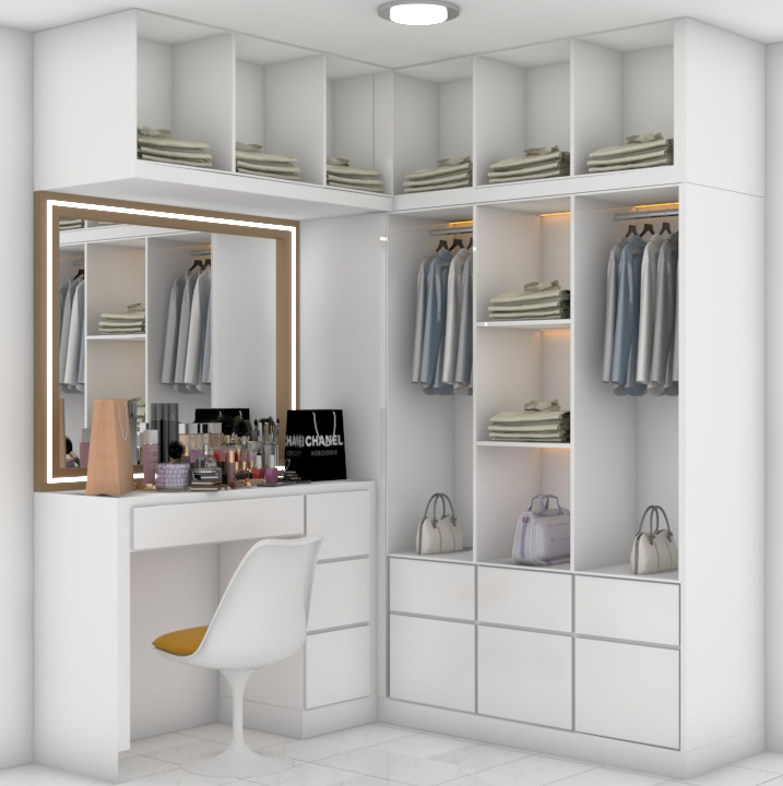 WARDROBE & LED WALL-9