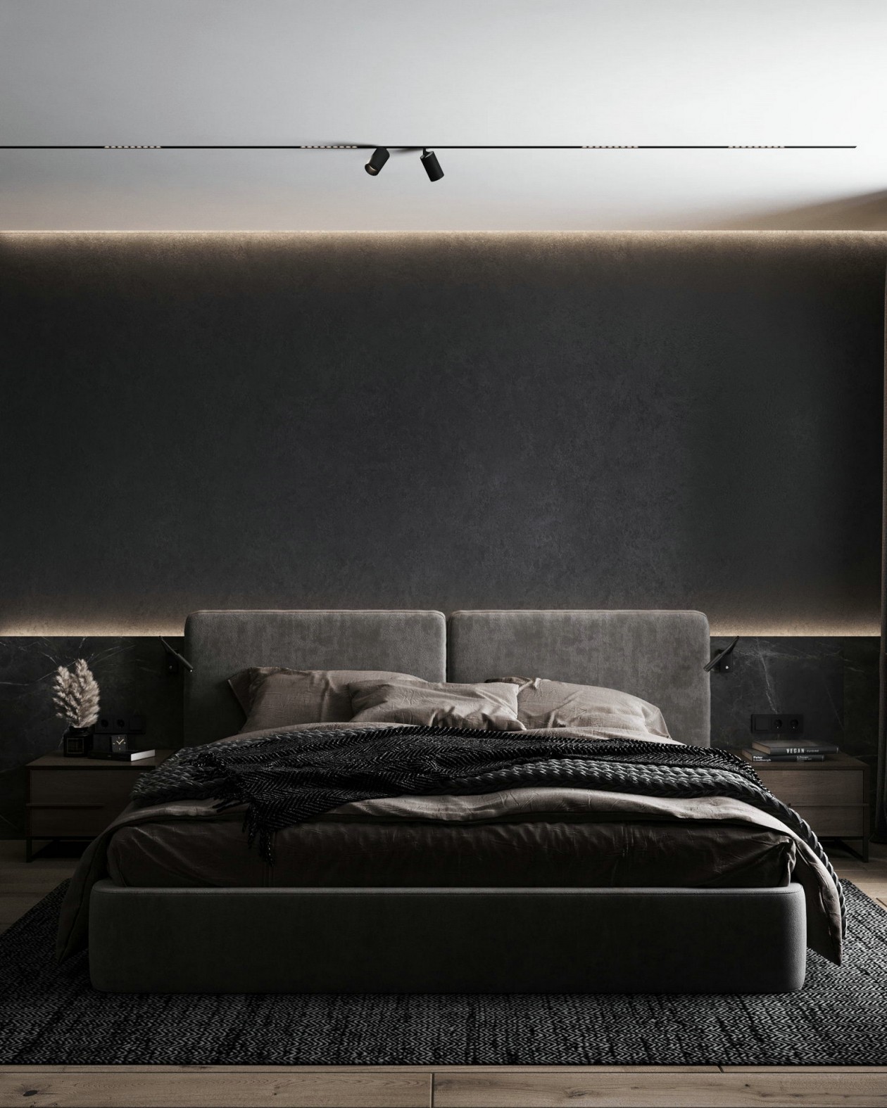 高级黑公寓 丰富极具有质感-22