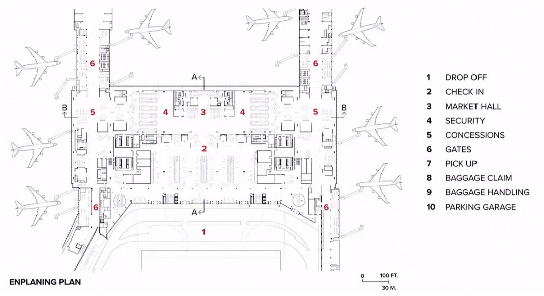 波特兰国际机场主航站楼扩建工程丨美国波特兰丨ZGF 建筑事务所-60