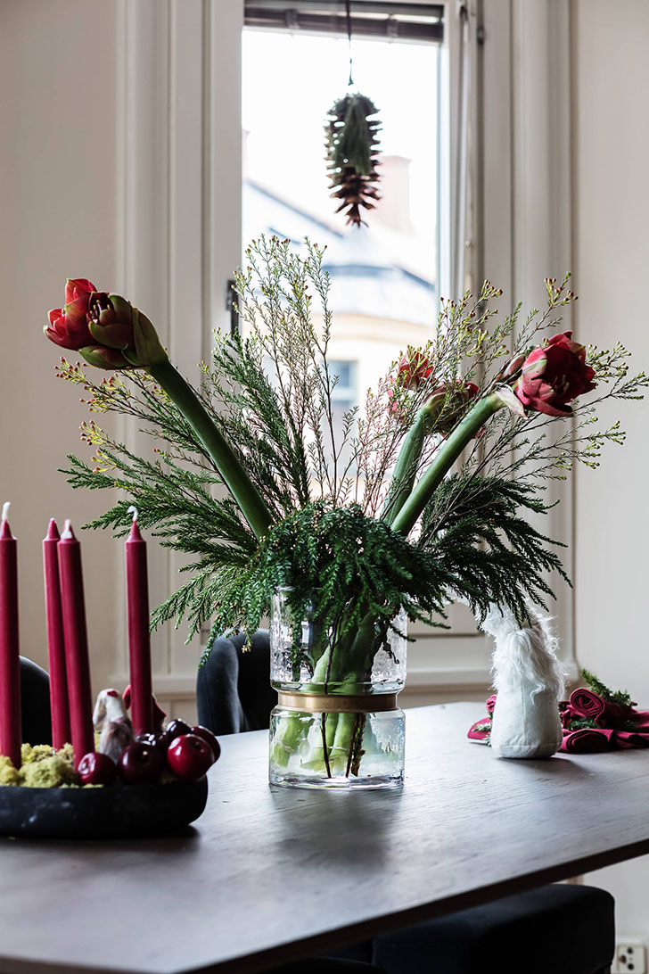 斯德哥尔摩极简公寓的圣诞变身-13