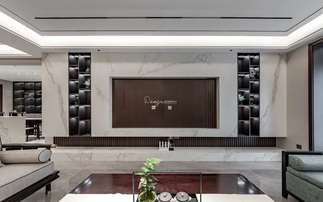 西海南新中式雅居丨紫苹果国际设计-23